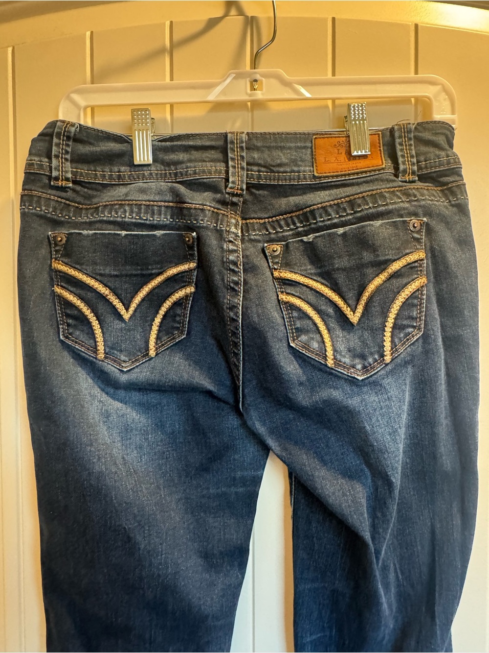 L.A. idol Women's Dark Wash Skinny Jeans